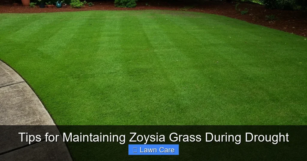 Tips for Maintaining Zoysia Grass During Drought