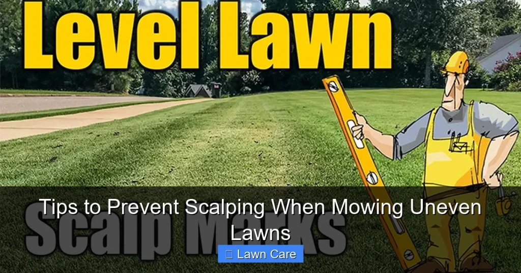 Tips to Prevent Scalping When Mowing Uneven Lawns