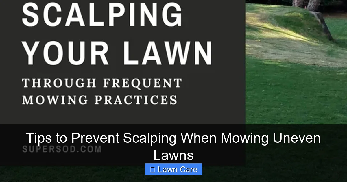 Tips to Prevent Scalping When Mowing Uneven Lawns