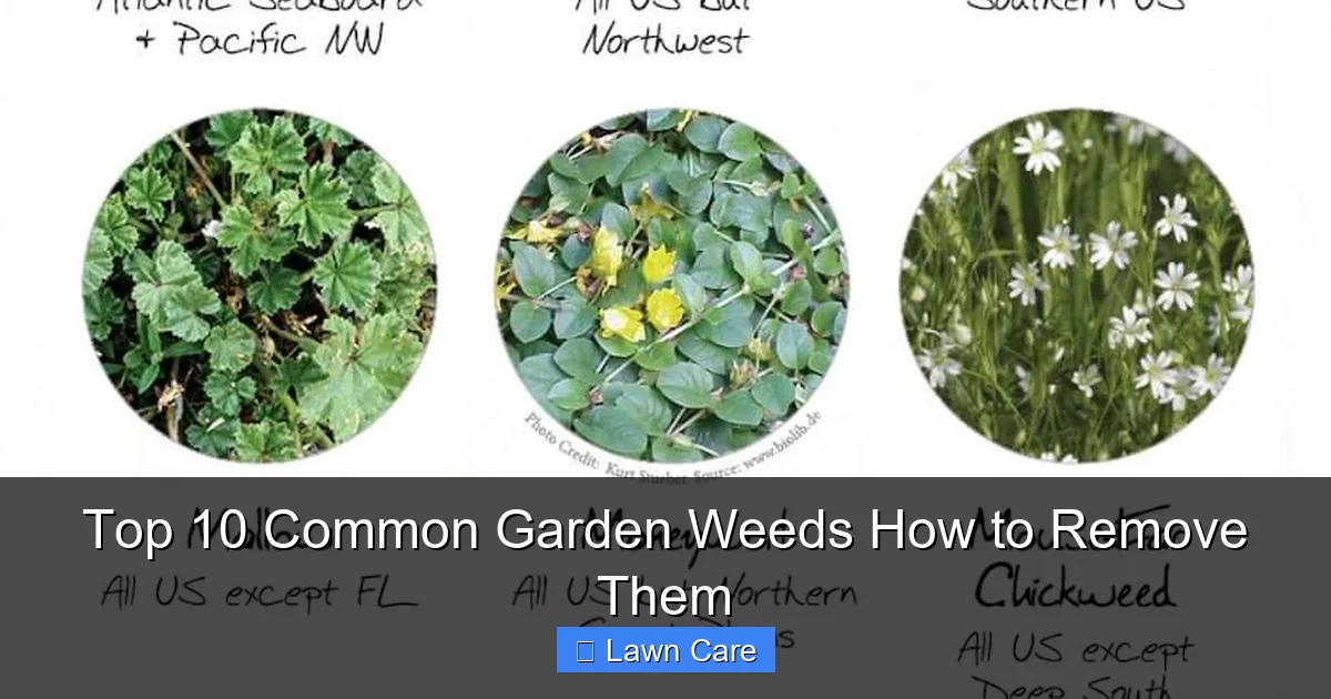 Top 10 Common Garden Weeds How to Remove Them