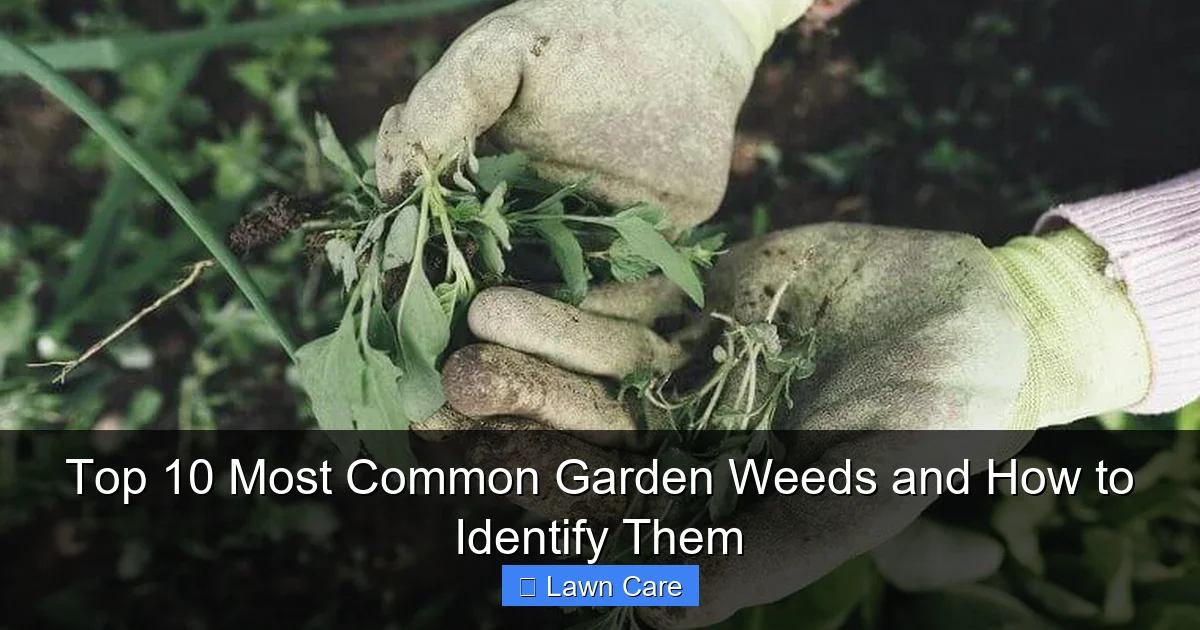 Top 10 Most Common Garden Weeds and How to Identify Them