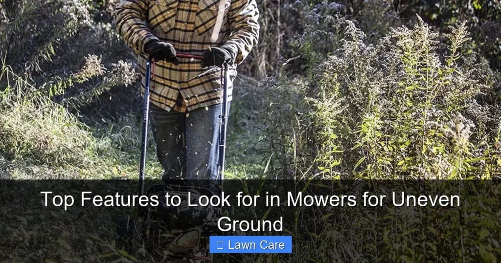 Top Features to Look for in Mowers for Uneven Ground