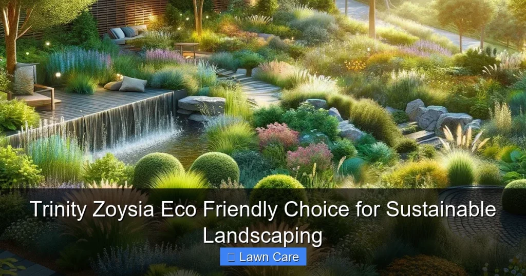 Trinity Zoysia Eco Friendly Choice for Sustainable Landscaping