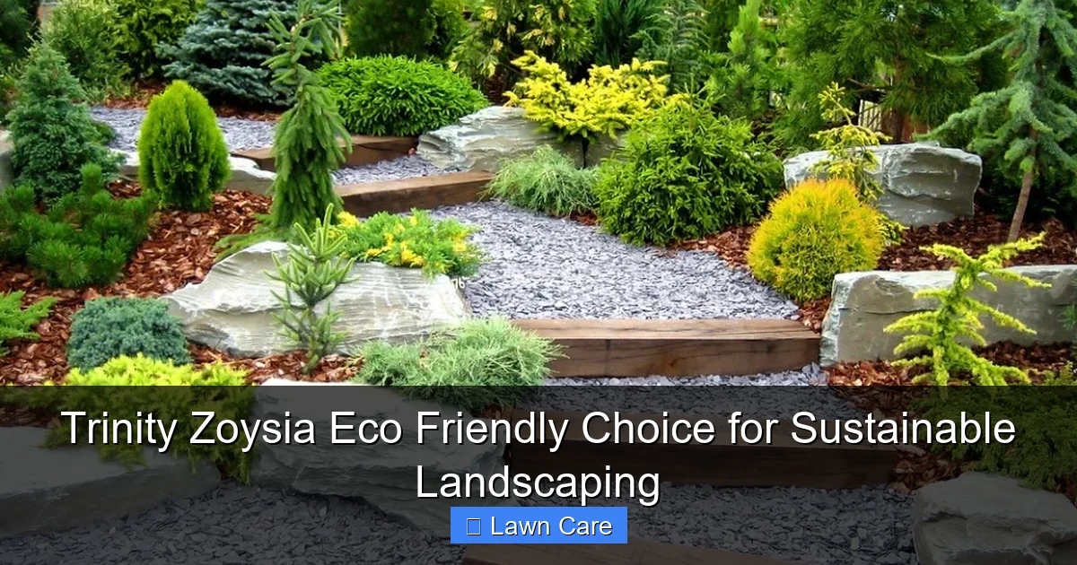 Trinity Zoysia Eco Friendly Choice for Sustainable Landscaping
