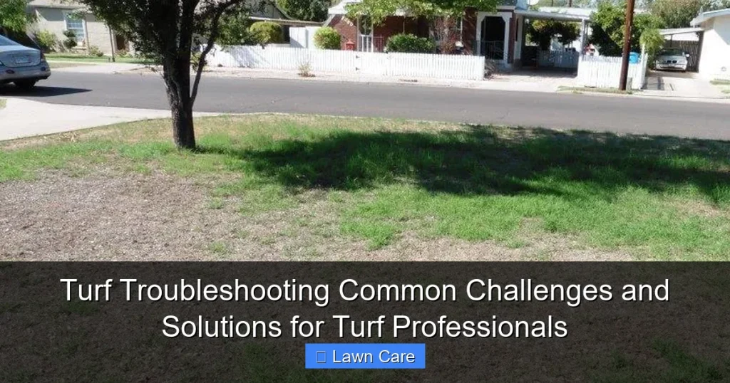 Turf Troubleshooting Common Challenges and Solutions for Turf Professionals