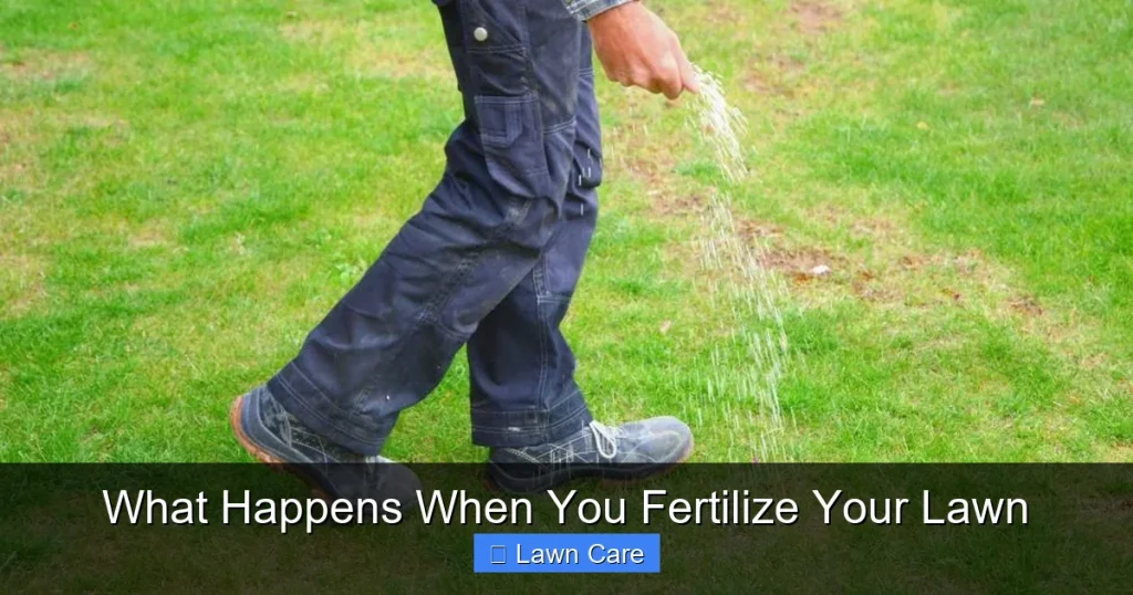 What Happens When You Fertilize Your Lawn
