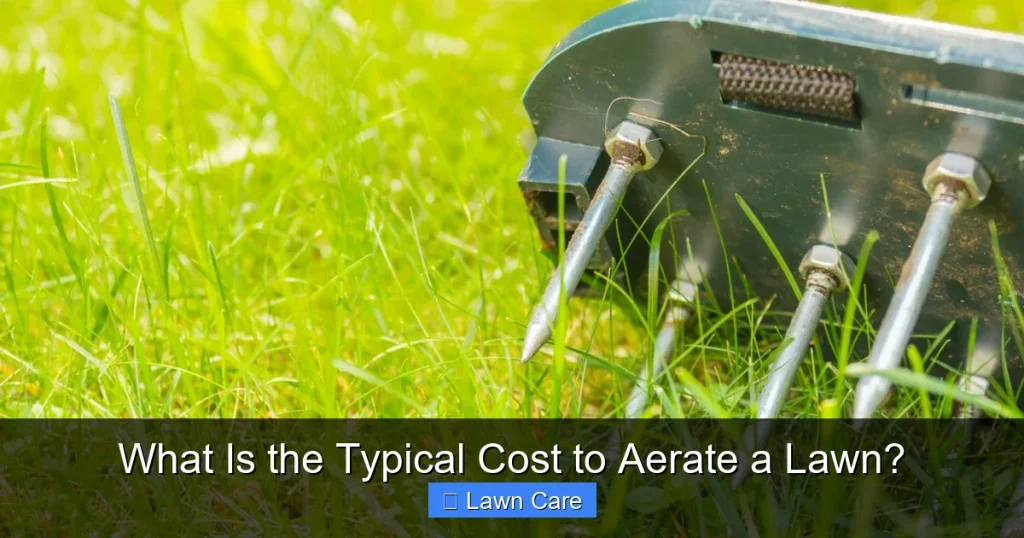 What Is the Typical Cost to Aerate a Lawn?