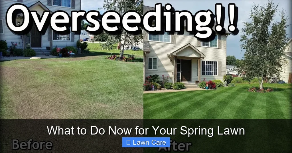 What to Do Now for Your Spring Lawn