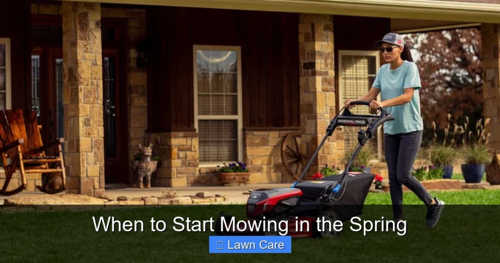 When to Start Mowing in the Spring