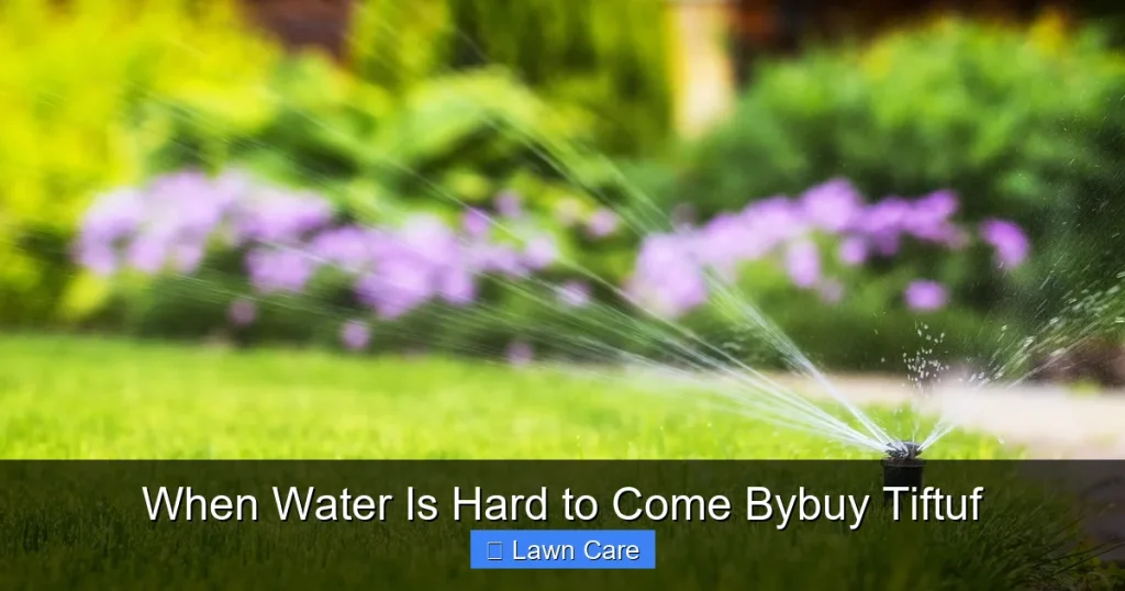 When Water Is Hard to Come Bybuy Tiftuf