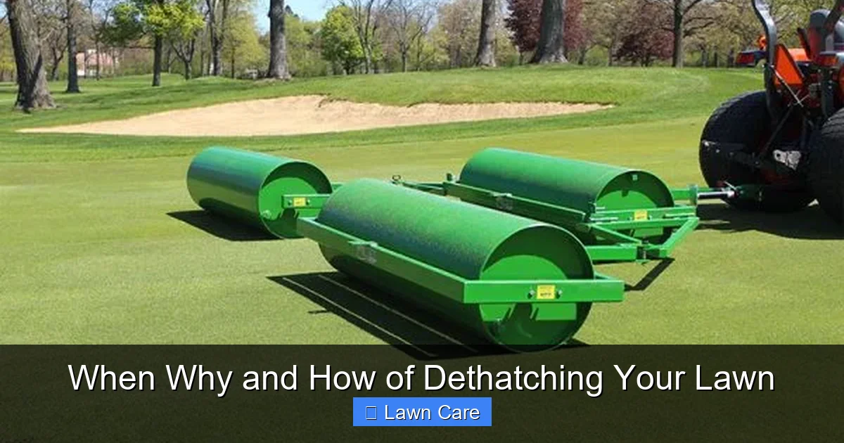 When Why and How of Dethatching Your Lawn