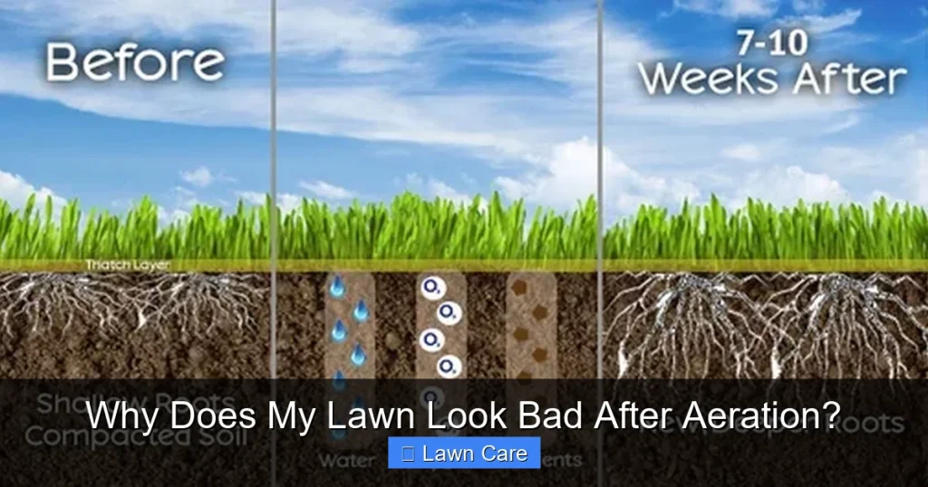 Why Does My Lawn Look Bad After Aeration?