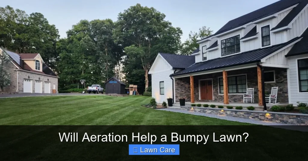 Will Aeration Help a Bumpy Lawn?