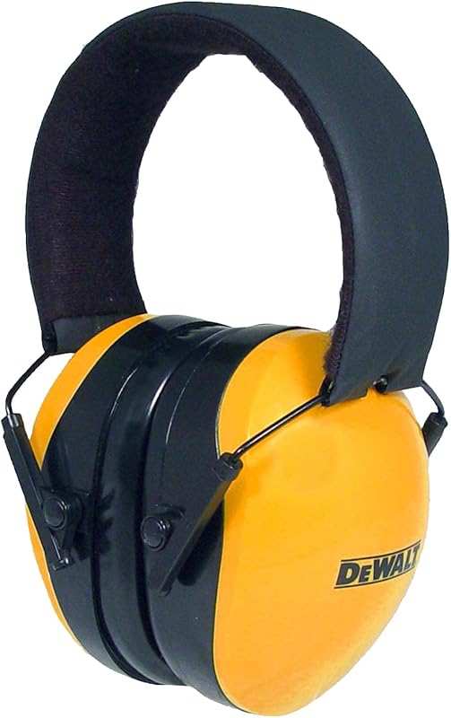 Dewalt DPG62-C Interceptor Yellow/Black Adult Protective Safety Earmuf