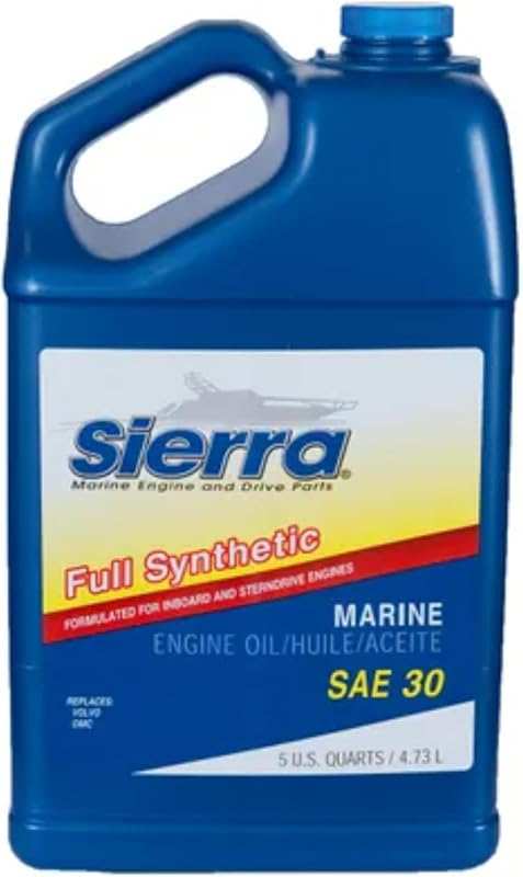 Sierra SAE 30 Full Synthetic Oil for Engine Protection - 5 Quart Jug, 