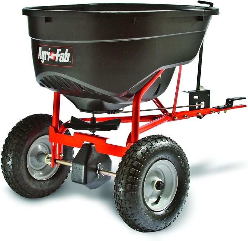 Agri-Fab 45-0463 130 lb. Pull Behind Broadcast Spreader for Seed, Fert