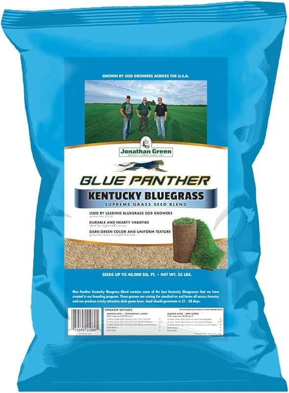 Jonathan Green Blue Panther Kentucky Bluegrass Seed for Lush Cool Seas