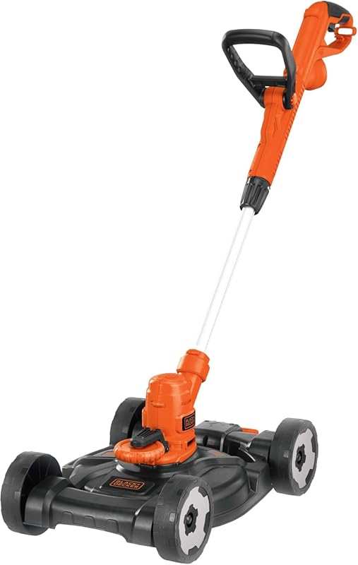 BLACK+DECKER 12-Inch 6.5-Amp Corded 3-in-1 String Trimmer, Edger, and 
