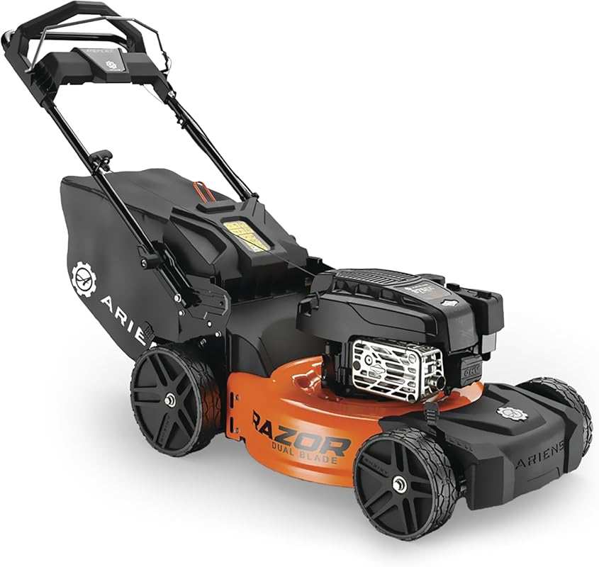 Ariens Razor 21-Inch Self Propelled Lawn Mower with Dual Blades and Re
