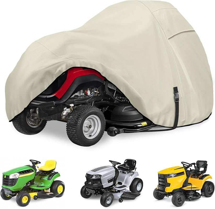 Porch Shield Heavy Duty 600D Polyester Universal Riding Lawn Mower Cov