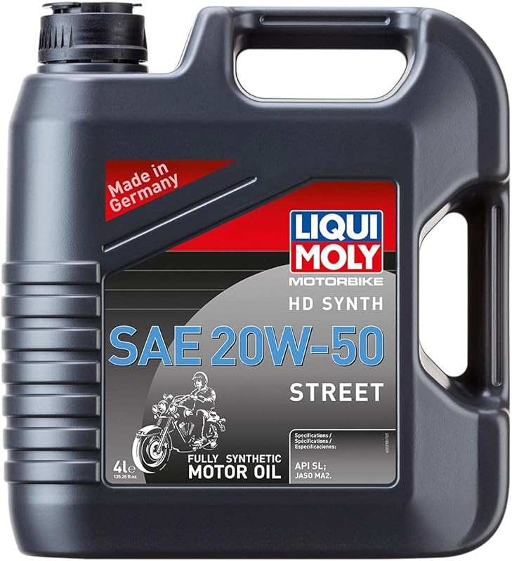 Liqui Moly MotorBike HD Synth 4L (1 Gallon) SAE 20W-50 High-Performanc