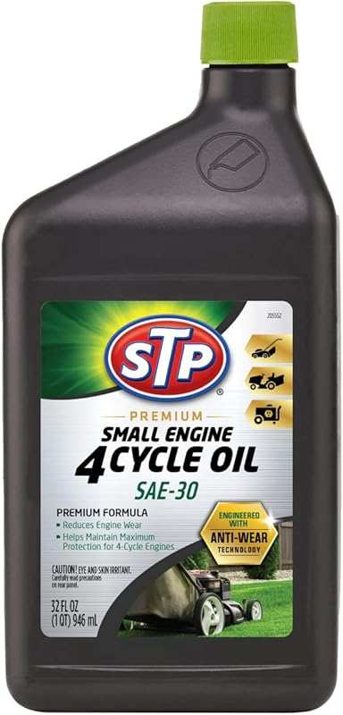 STP Premium Small Engine 4 Cycle SAE 30 Oil Formula Reduces Wear for L