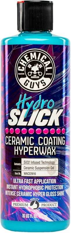 Chemical Guys HydroSlick SiO2 Ceramic Coating HyperWax for High Shine