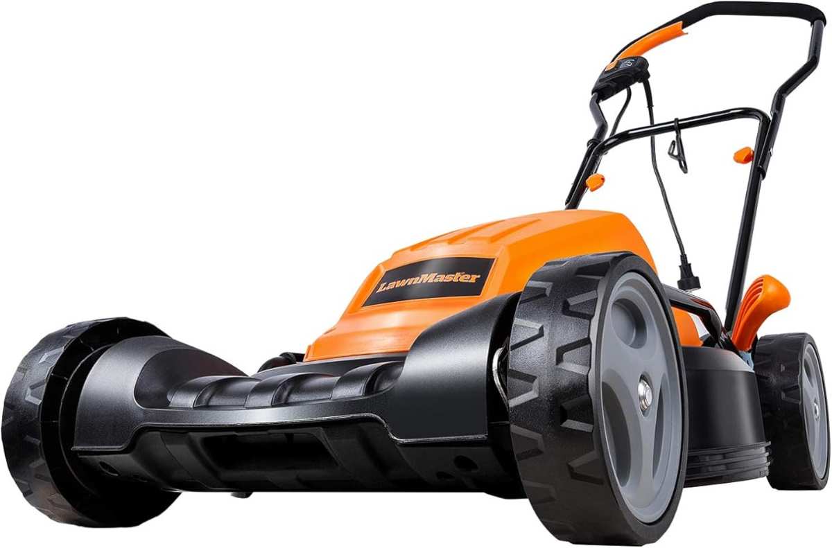 LawnMaster 12AMP 19-Inch Electric Lawn Mower, Powerful and Efficient G