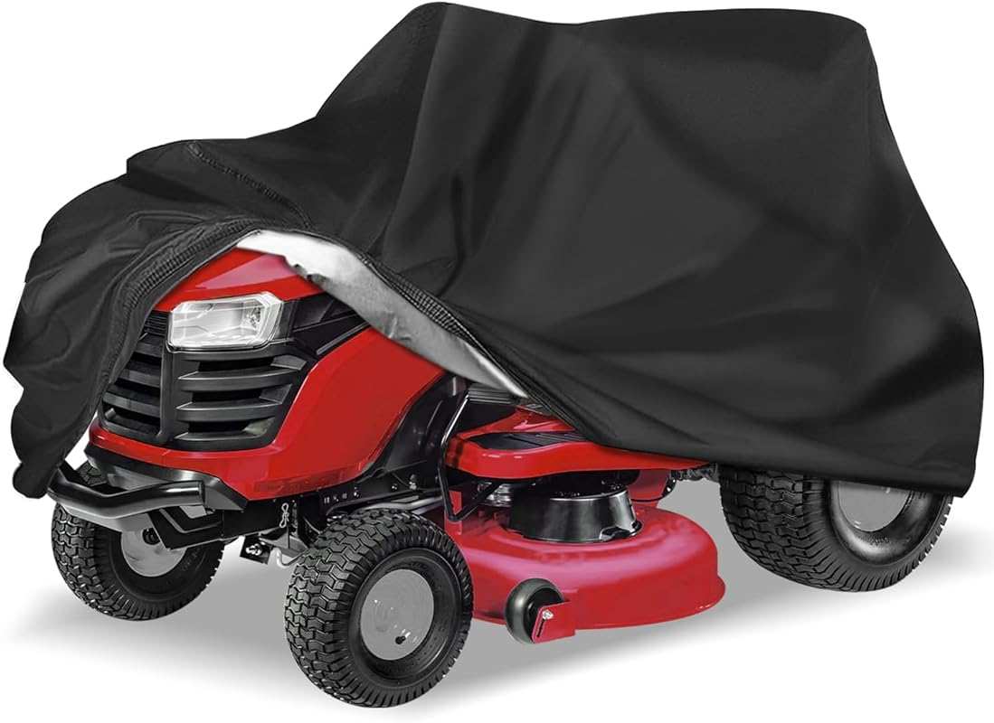 KISEER 210D Waterproof Lawn Mower Cover Up to 54