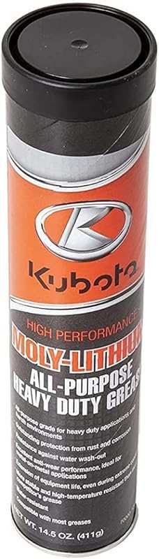 Kubota High Performance Moly Lithium All Purpose Heavy Duty Agricultur