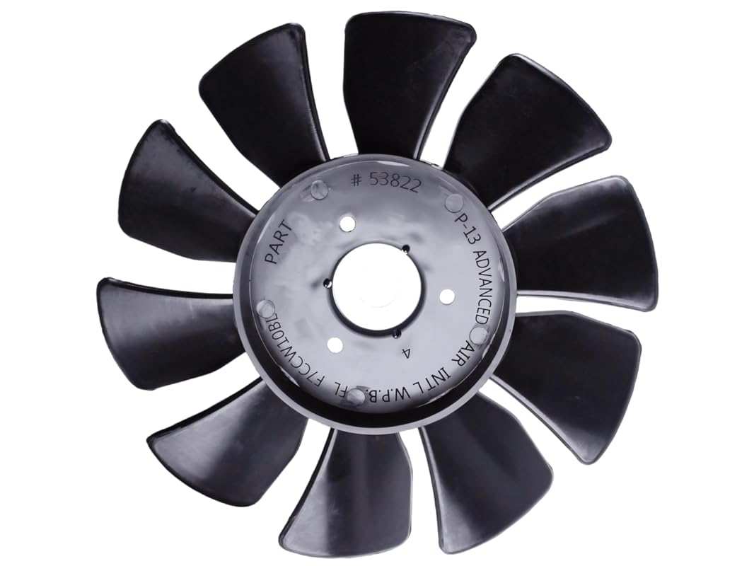 7-Inch 10-Blade Lawn Mower Transmission Cooling Fan