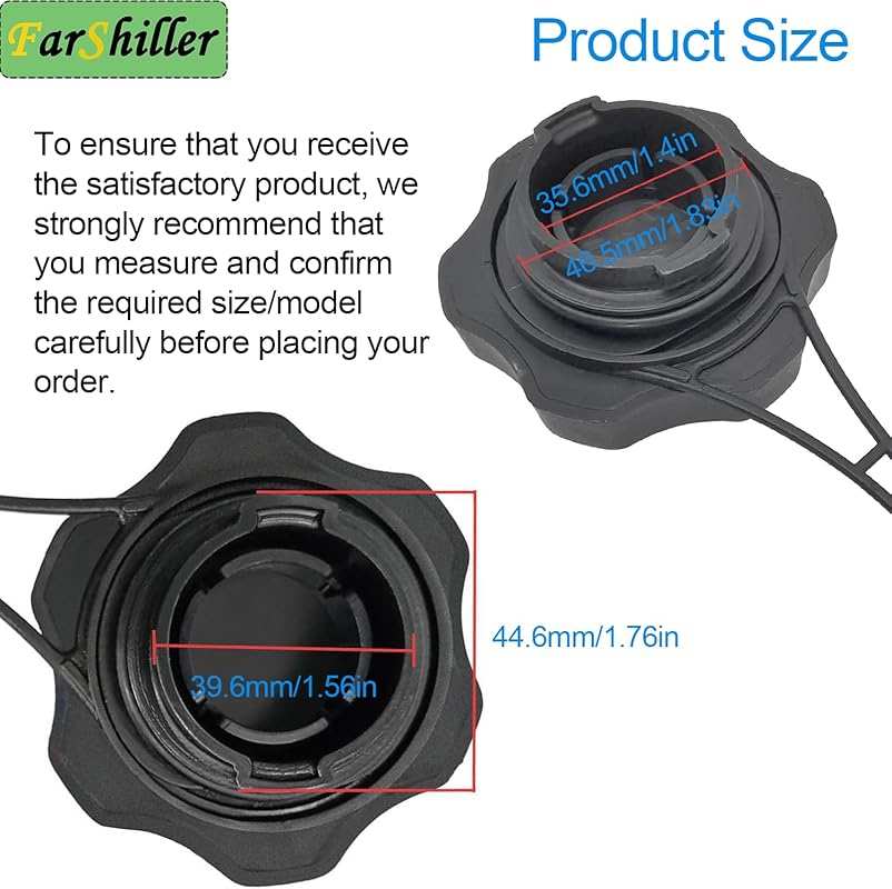 Replacement Fuel Tank Cap for Briggs & Stratton, Toro, Craftsman Lawn 