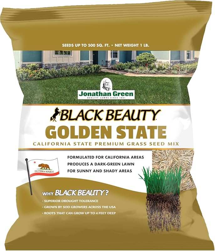 Jonathan Green Black Beauty Golden State California Grass Seed for Coo