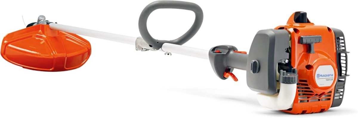 Husqvarna 122LK Gas Trimmer: Powerful 22cc 2-Cycle Straight Shaft Weed