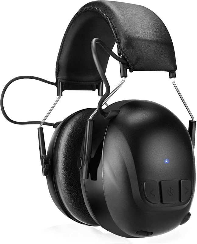 Kalence Bluetooth 6.0 Hearing Protection Earmuffs: 30dB Safety, 120H R