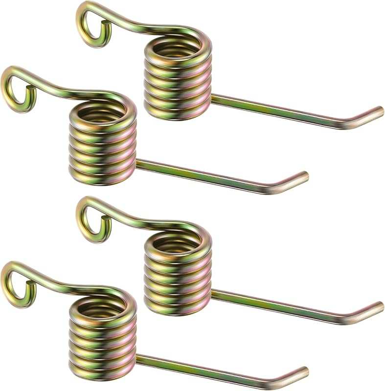Feekoon 4 Pack Universal Power Rake Replacement Springs, Dethatcher Sp