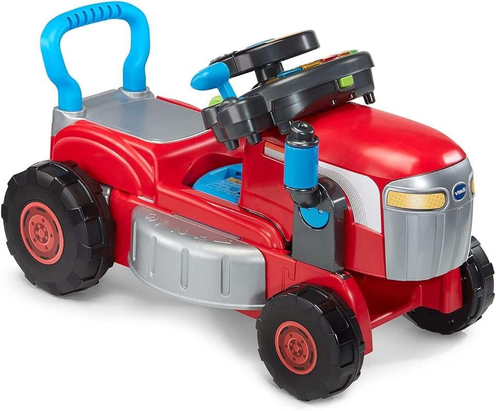 VTech Get Growing Tractor and Mower Ride-On Toy