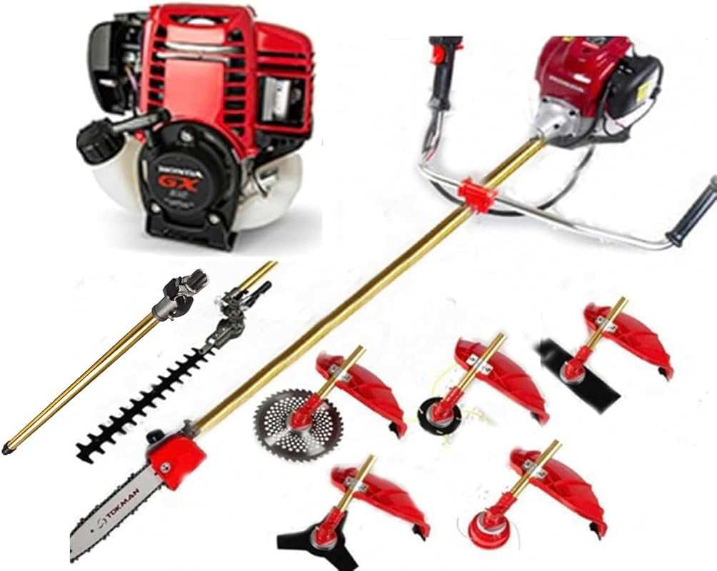 GX35 4-Cycle Gas Weed Eater: 7-in-1 Brush Cutter & String Trimmer with