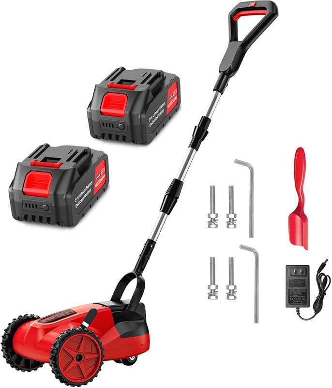 9-Inch Cordless Electric Lawn Mower with 2x 4.0Ah Batteries & 3 Cuttin