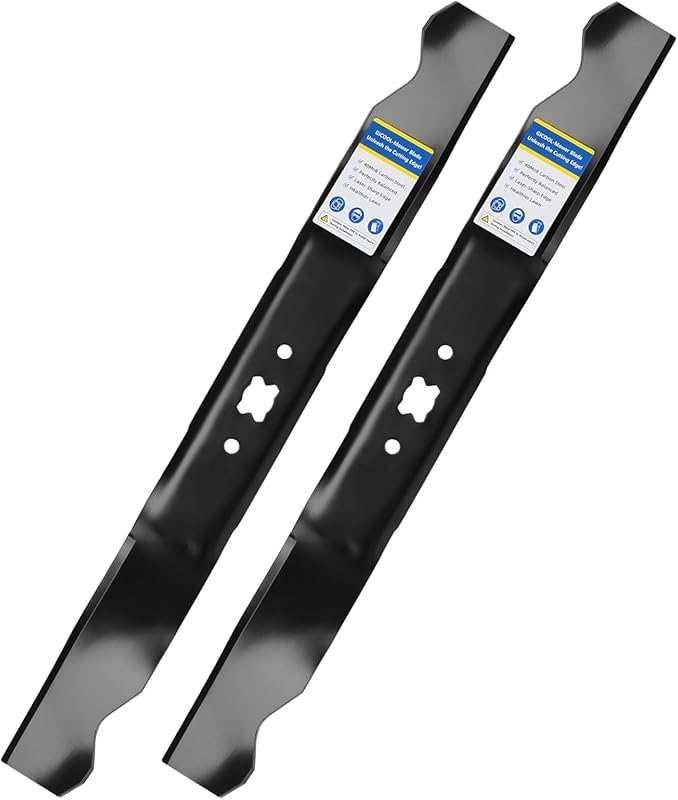 GICOOL 2 Pack 21 Inch Mulching Blades for MTD, Troy-Bilt, Cub Cadet, C