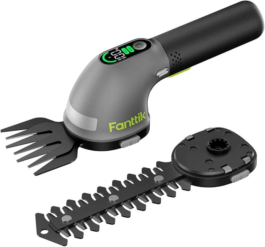 Fanttik Z10 Pro Cordless Hedge Trimmer with 6