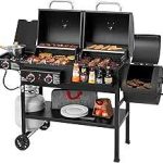 2-Burner Gas Charcoal Grill Combo Offset