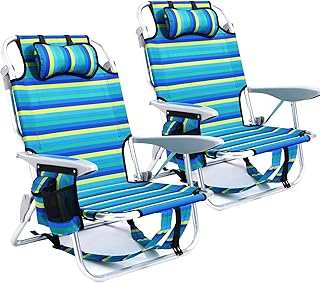 2 Lightweight Portable Camping Beach Chair