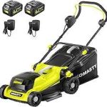 40V Electric Lawn Mower 15" Cordless