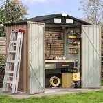 Aoxun 6.2x4 FT Shed Outdoor Storage