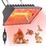 Chtoocy Chicken Coop Heat Lamp