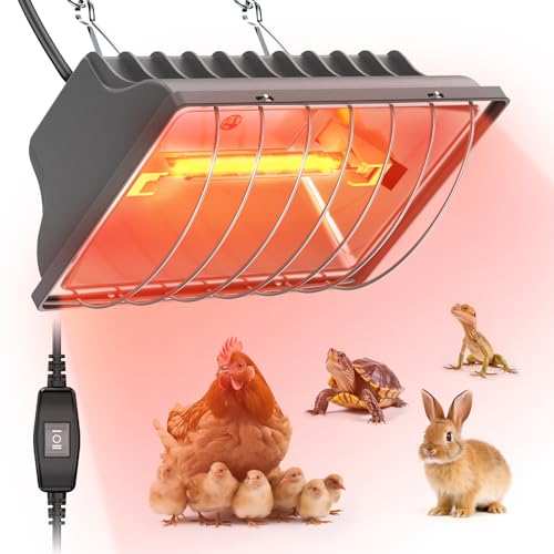 Chtoocy Chicken Coop Heat Lamp