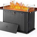 Ciays 43-Inch Rectangular Propane Fire Pit