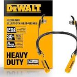 DEWALT Heavy Duty Bluetooth Neckband Headphones