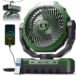 FRIZCOL 3-in-1 Camping Fan